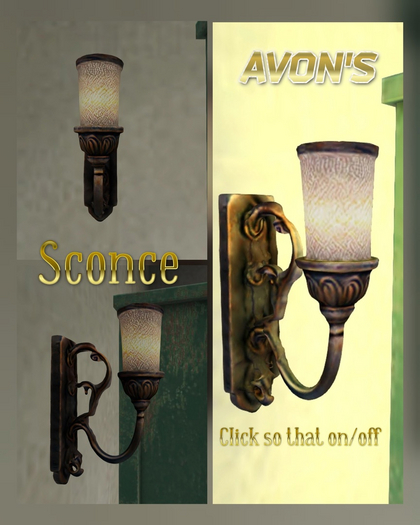 :AVON'S:. Sconce lamp