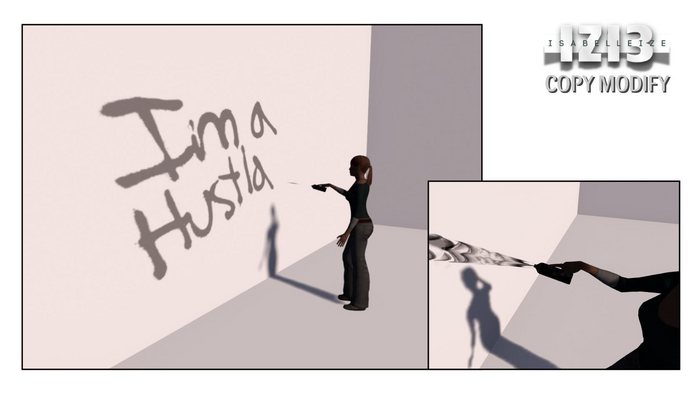 Graffiti Woman - Copy & Modify Mesh