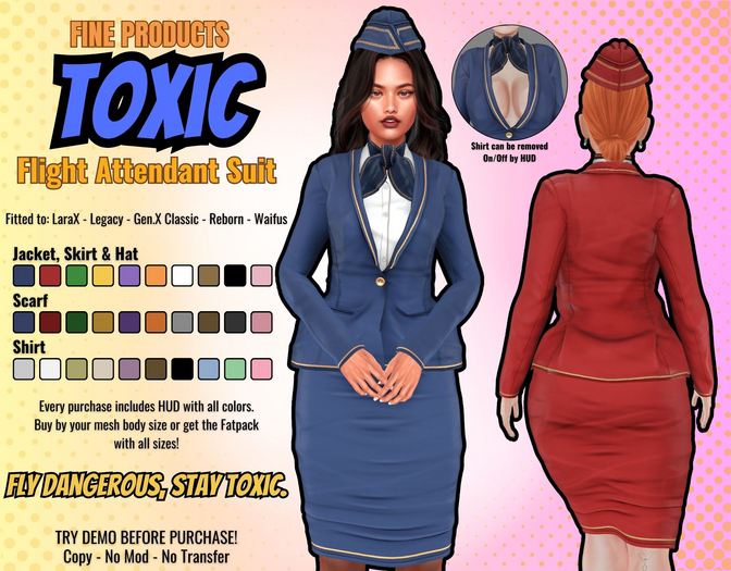 FP - Toxic - Flight Attendant - FATPACK