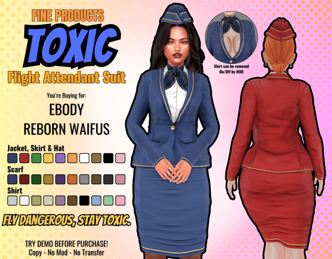 FP - Toxic - Flight Attendant - WAIFUS