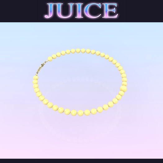Yellow Pearl Necklace