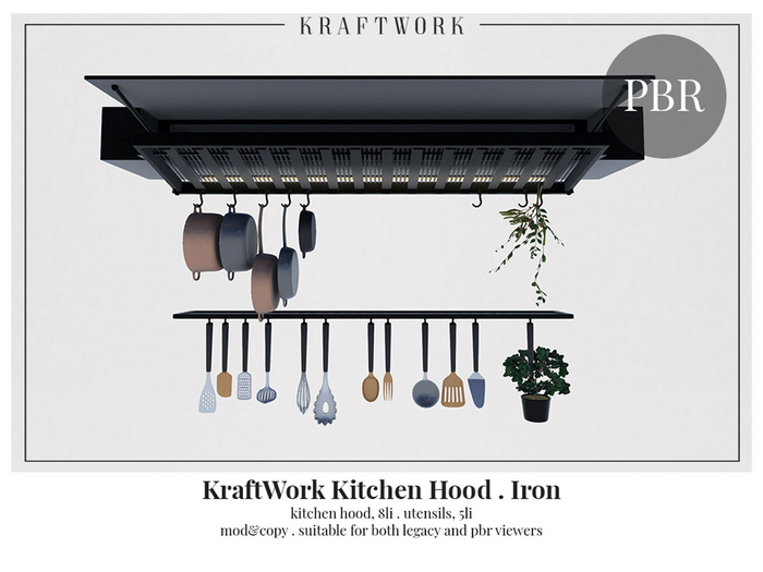 KraftWork Kitchen Hood . Iron (Add Me)