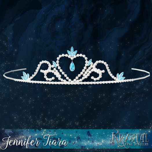 ::: Krystal ::: Jennifer - Tiara - Platinum - Labradorite