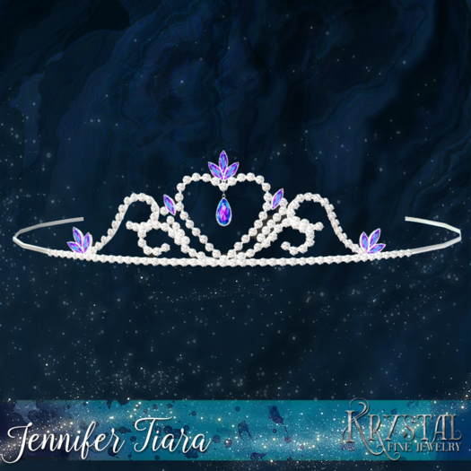 ::: Krystal ::: Jennifer - Tiara - Platinum - Heliotrope