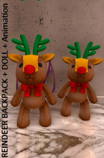 *.:Dark Cat:.*ACC- REINDEER BACKPACK + DOLL