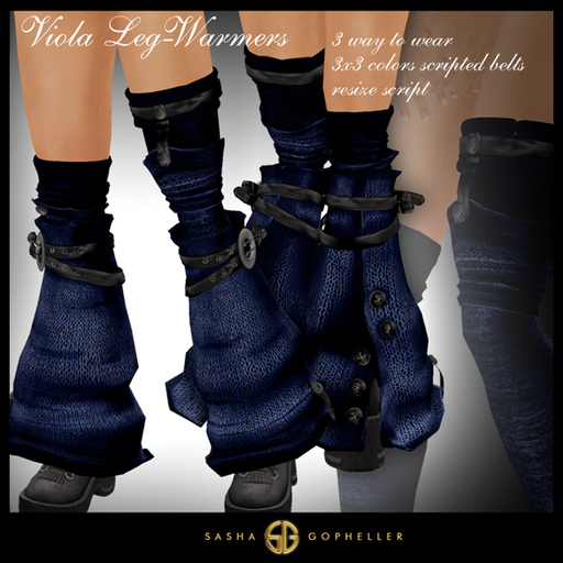 -SG- Viola Leg-Warmers Ink