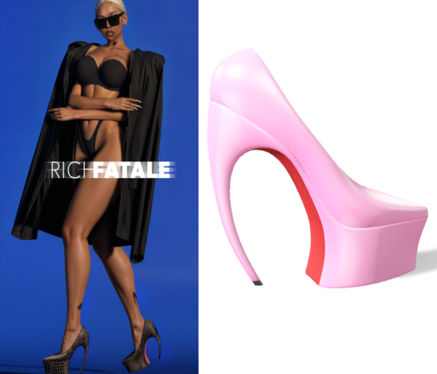 $RICH FATALE - ODELLA PUMP - BUBBLEGUM