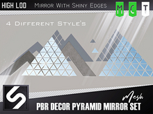 [Saracoglu] PBR Decor Pyramid Mirror Set