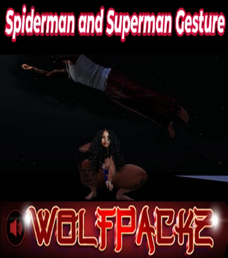 DRAKE SPIDERMAN SUPERMAN GESTURE ANIMATION 