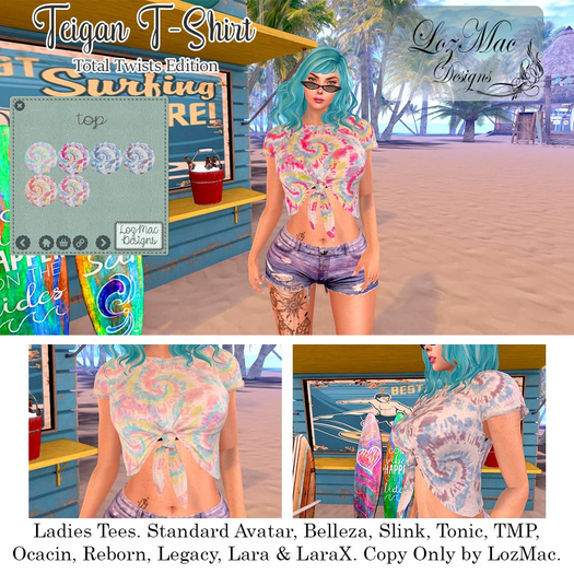 Teigan Tee - Total Twists FATPACK