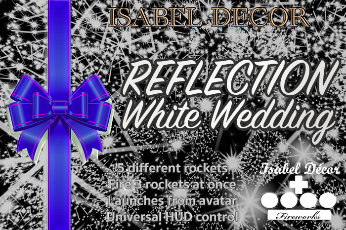 ISABEL DECOR Fireworks - REFLECTION White Wedding