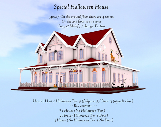 Special Halloween House 2 Box - market -