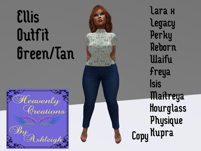 Ellis Outfit Green/Tan