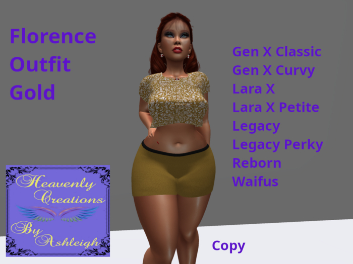 Florence Outfit Gold