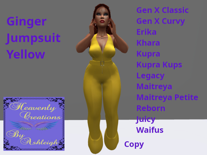 Ginger Jumpsuit Yellow