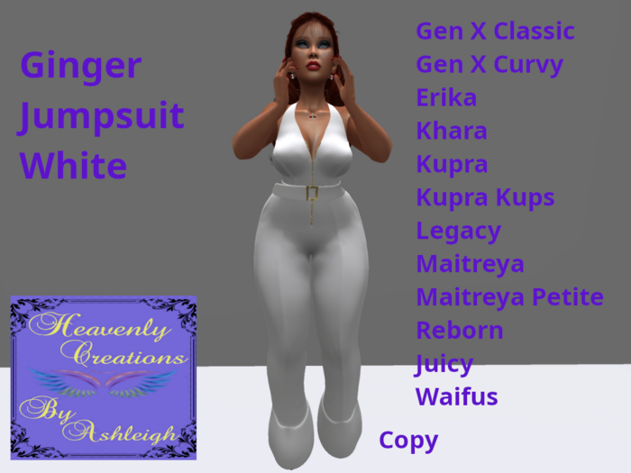 Ginger Jumpsuit White