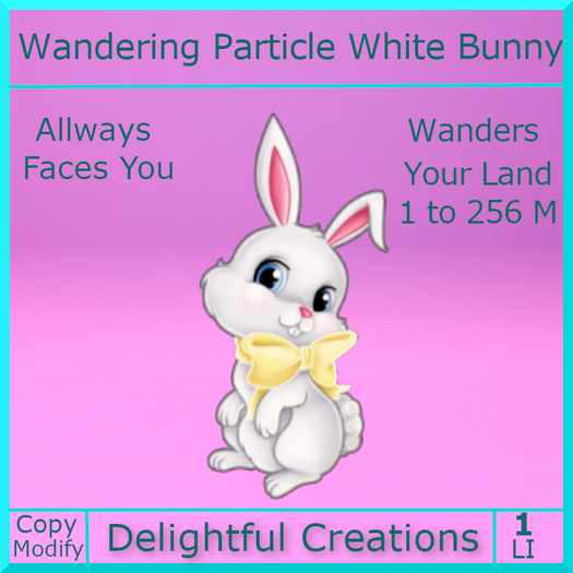 Wandering Particle White Bunny