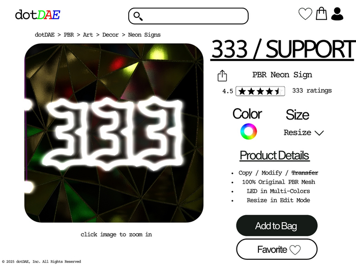 #dotDAE : 333 / SUPPORT