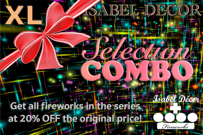 ISABEL DECOR Fireworks - COMBO Selection XL