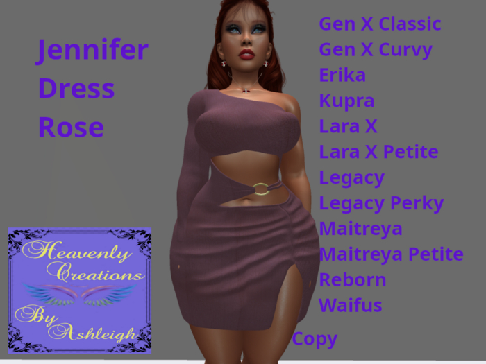 Jennifer Dress Rose