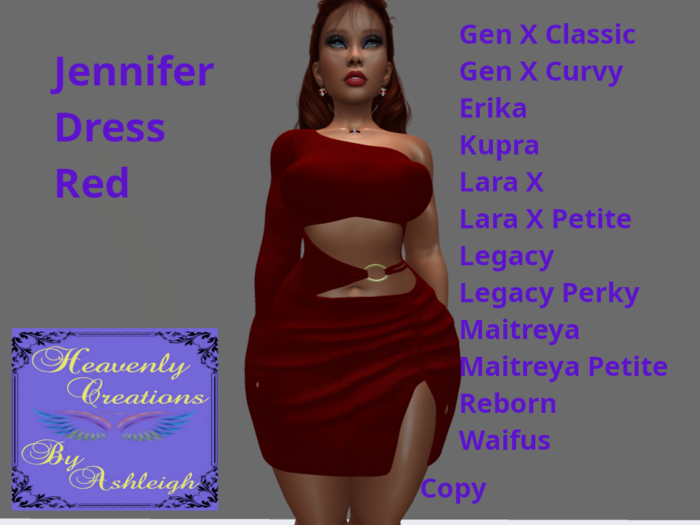 Jennifer Dress Red