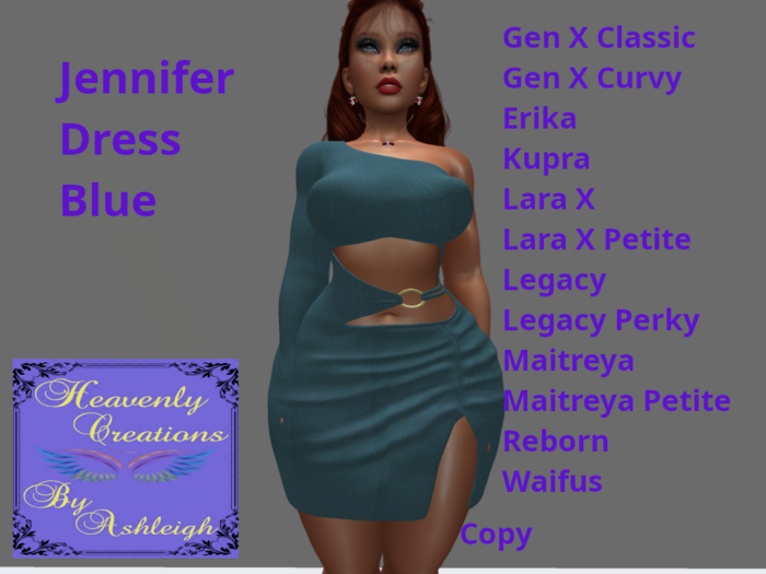 Jennifer Dress Blue