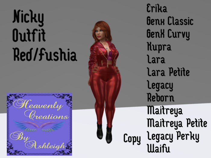 Nicky Outfit Red/Fushia