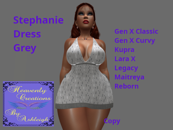 Stephanie Dress Grey
