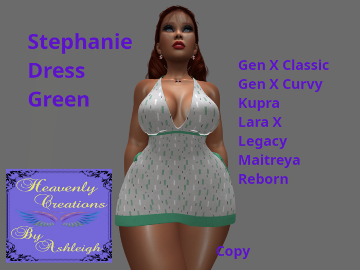 Stephanie Dress Green