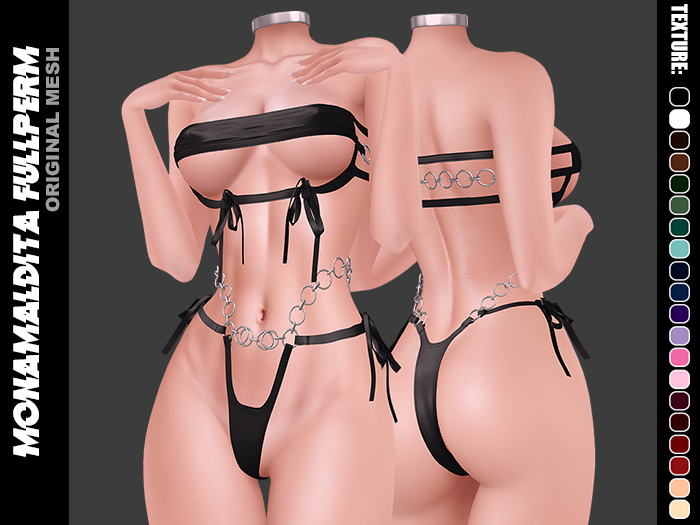 #46 - MONAMALDITA - Texture Silk - Bikini