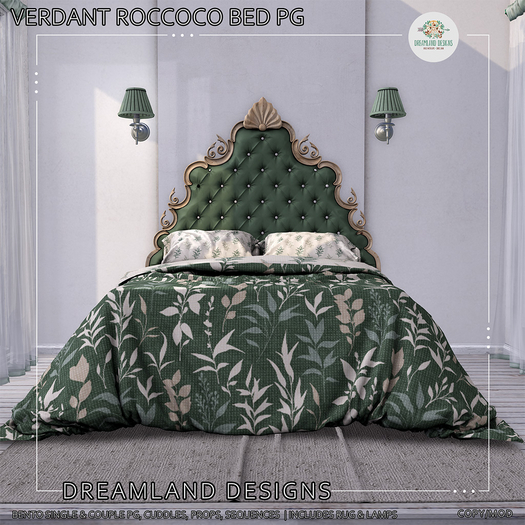 DD Verdant Roccoco Bed-PG