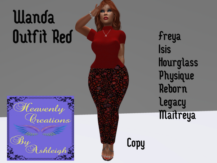 Wanda Outfit Red