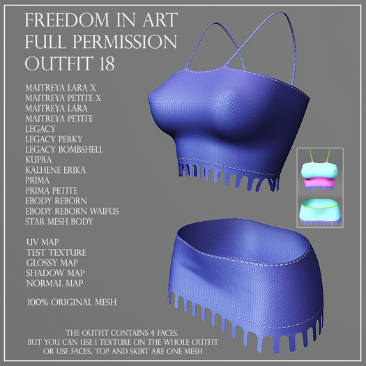 Freedom in Art - Full Perm Outfit 18
