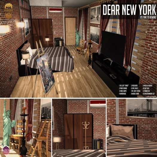 Frame City - Dear New York - The Bearded Guy