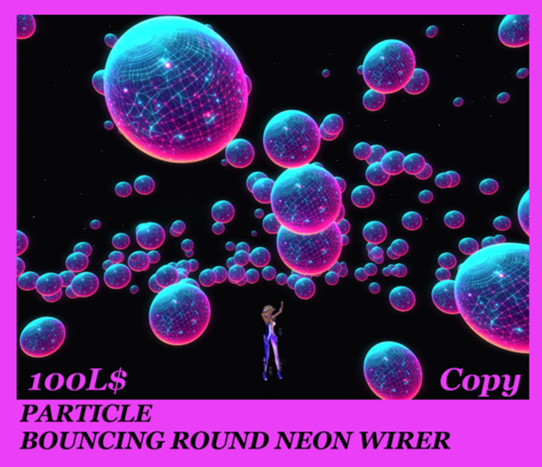 PARTICLE BOUNCING ROUND NEON WIRER