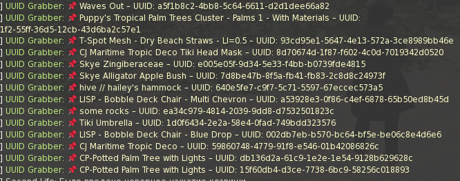 UUID Grabber HUD – Nearby Object Scanner