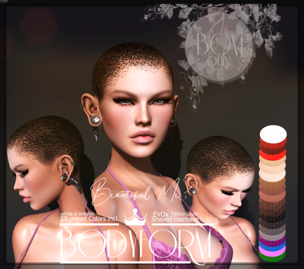 :*:BODYFORM:*: Beautiful Me. Hairbase Set . Skinfair2025 // BOX
