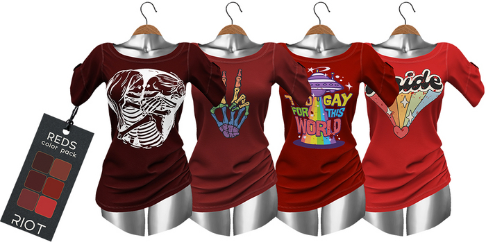 RIOT / Tessa Tee - Red Pack