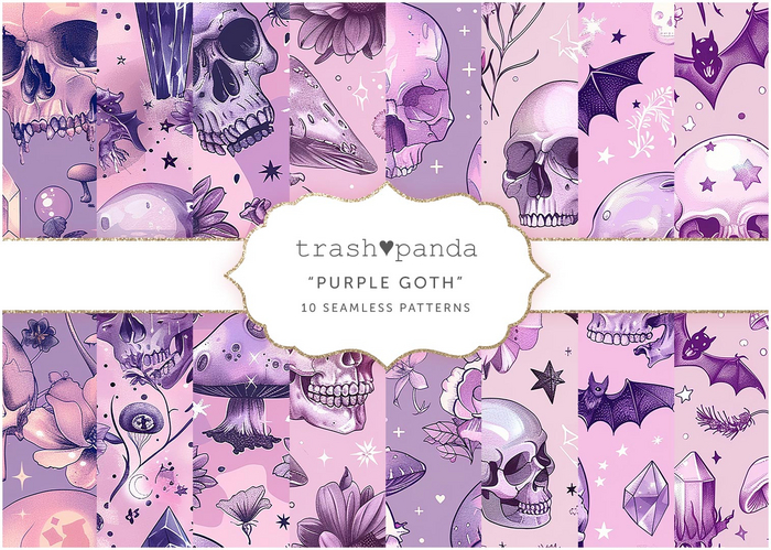 Trash Panda - Purple Goth