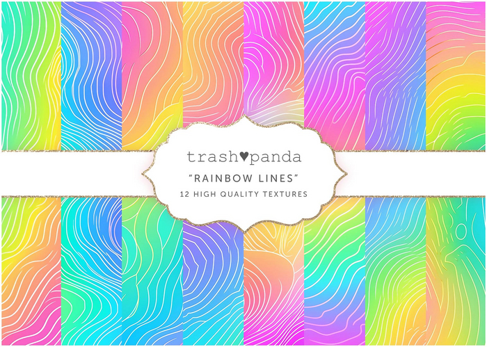 Trash Panda - Rainbow Lines