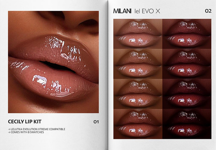 MILANI - "CECILY" LIP KIT / DEMO