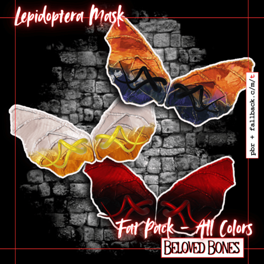 [BB] Lepidoptera Mask - FATPACK (add me)