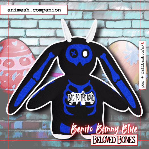 [BB] Benito Bunny Animesh Companion - Blue (add me)