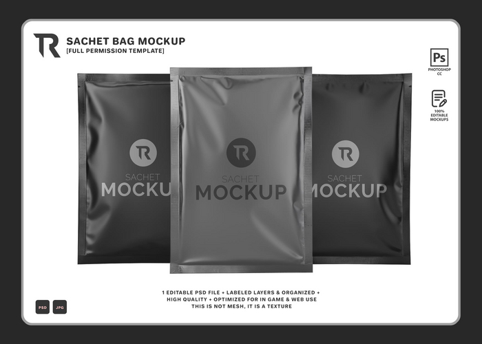 [TR] Sachet Mockup
