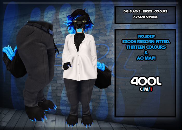 F&L - Digi-Slacks - Ebody Reborn - Colours Set