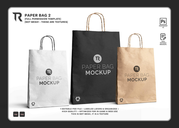 [TR] Paper Bag 2 Mockup