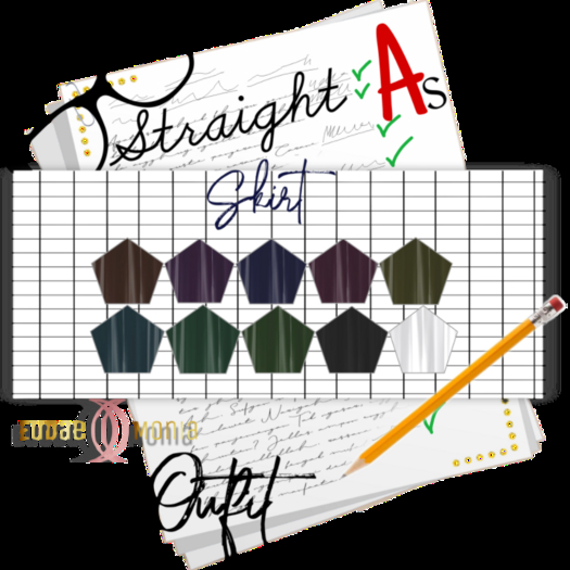 Eudaemonia- Straight A's Skirt (Reborn)