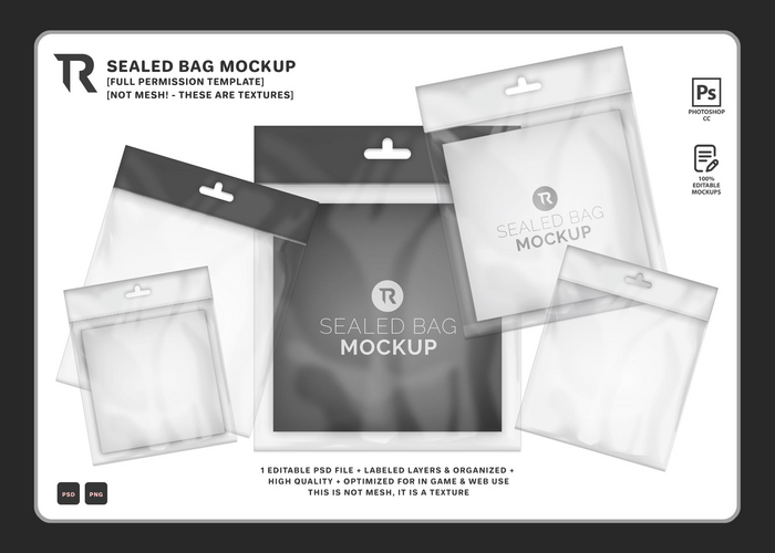 [TR] Sealed Bag Mockup