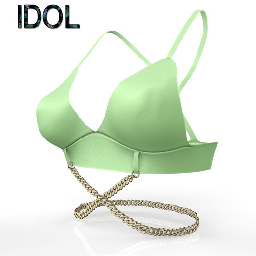 Mint Chained Top