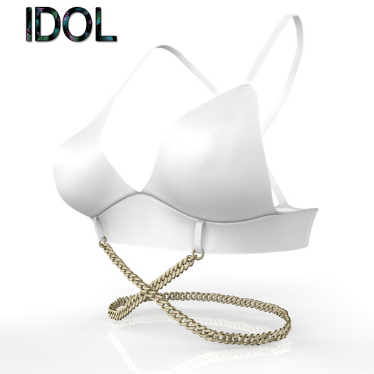 White Chained Top